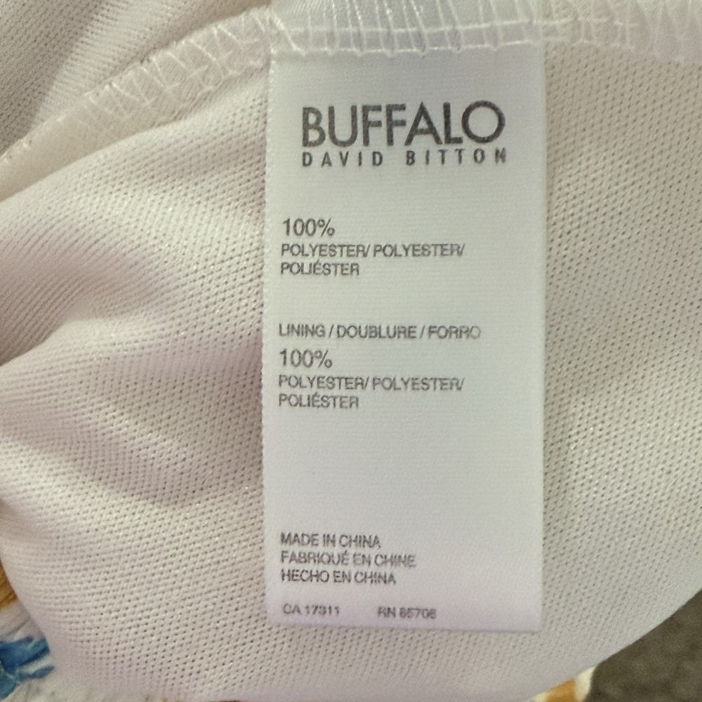 Buffalo By David Bitton Yellow Floral Crop Top Balloon Sleeves Boho Small - Picture 7 of 7